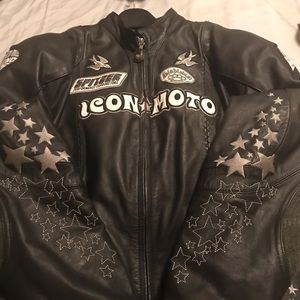Icon Plus Women’s Leather Motorcycle Jacket